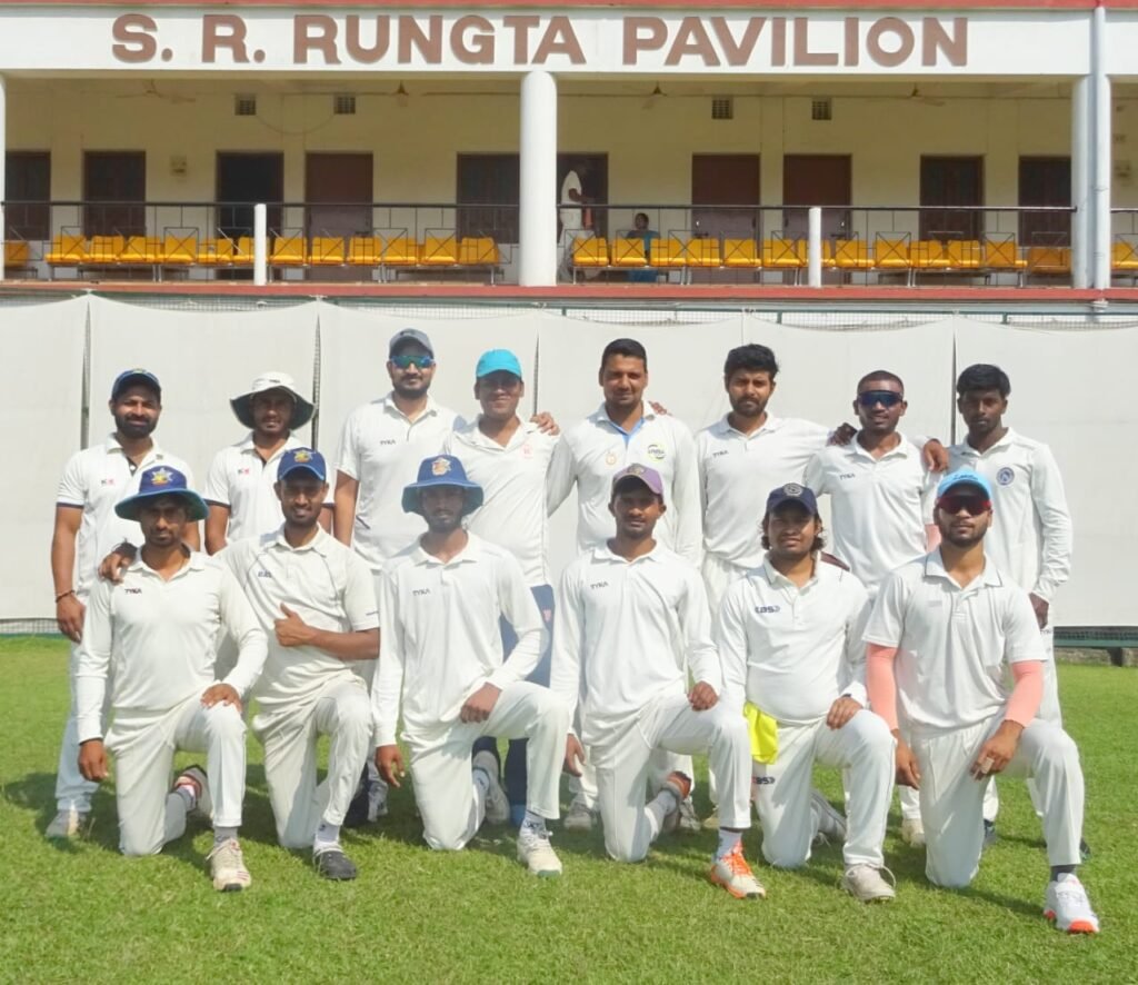 एसआर रूंगटा बी-डिविजन लीग 2025-26 में एसआर रूंगटा ग्रुप ने 82 रनों से दर्ज की धमाकेदार जीत 1 1004009112