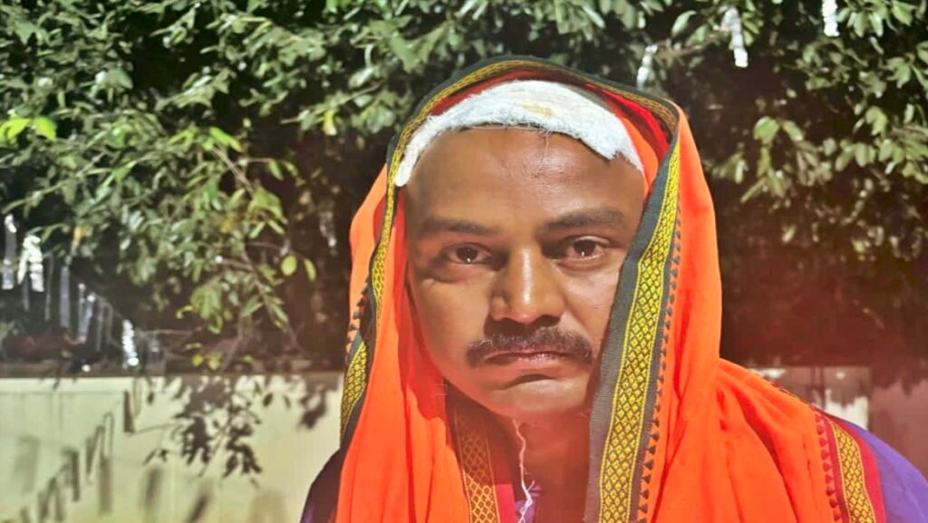 घायल थाना प्रभारी