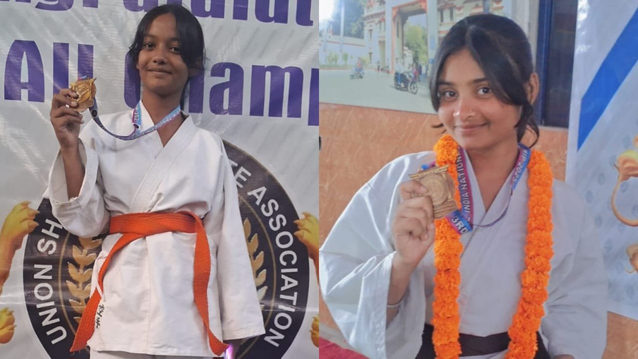 राष्ट्रीय कराटे प्रतियोगिता में मारी बाजी, जीते गोल्ड मेडल