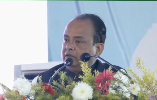 कोल्हान के लिए ऐतिहासिक दिन: सीएम हेमंत सोरेन ने आदित्यपुर में किया 'नेताजी सुभाष मेडिकल कॉलेज' का भव्य उद्घाटन 3 नेताजी सुभाष मेडिकल कॉलेज में उदघाटन समारोह को संबोधित करते मंत्री इरफान अंसारी