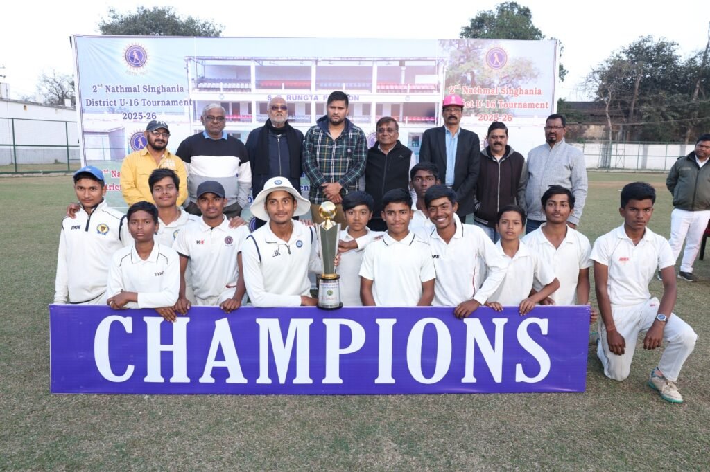 द्वितीय नथमल सिंघानिया जिला अंडर-16 क्रिकेट प्रतियोगिता 2025-26: सिंहभूम फाइटर्स बना चैंपियन अभिनव सिंह व आशुतोष कुमार यादव की शतकीय पारियों से सिंहभूम चैलेंजर्स को 156 रनों से हराया e4297b14 5f12 415f 966c a37ee17d25e5
