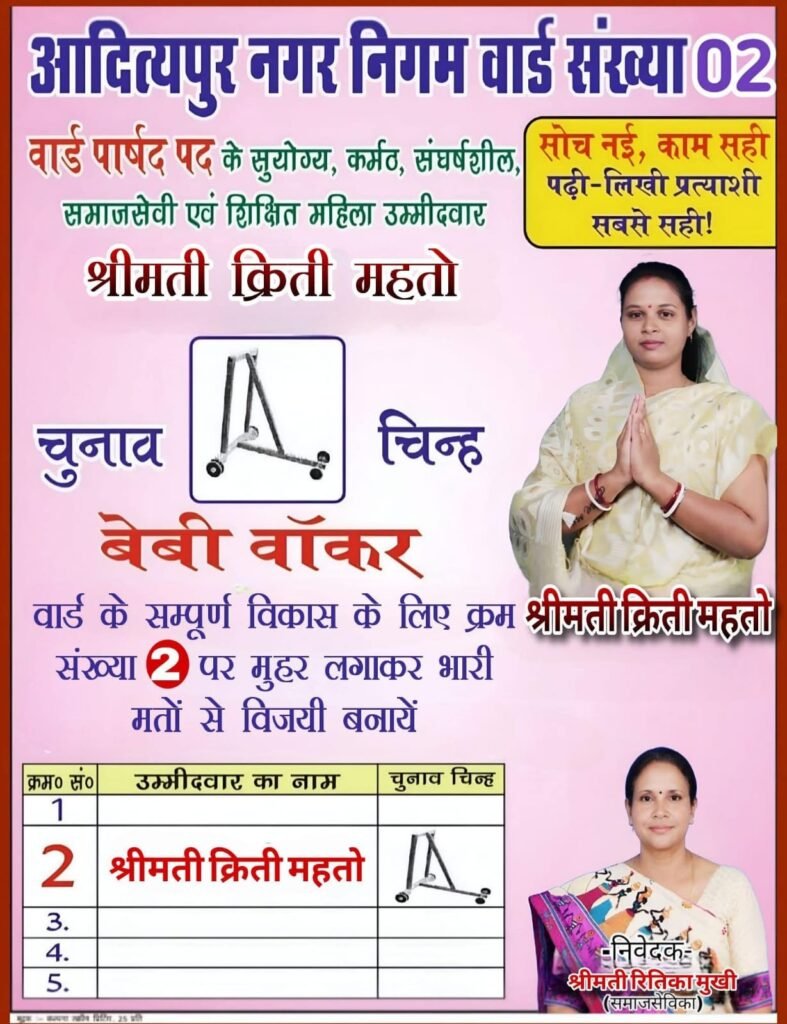 आदित्यपुर नगर निगम चुनाव