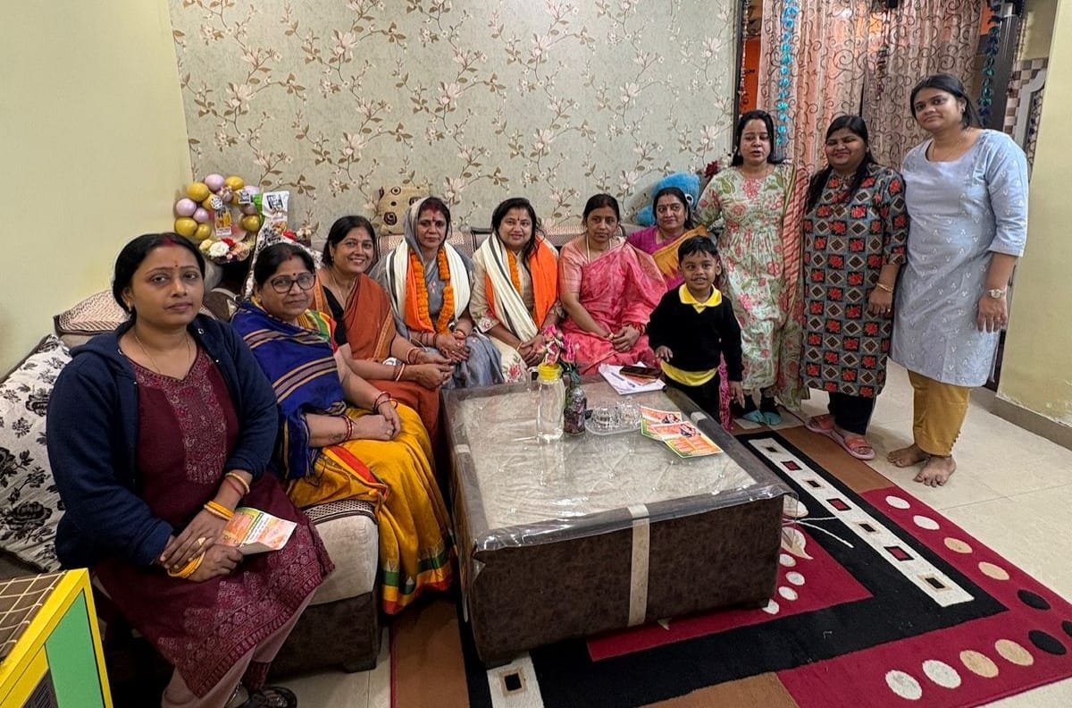 रिंकू सिंह जनसंपर्क अभियान जुगसलाई