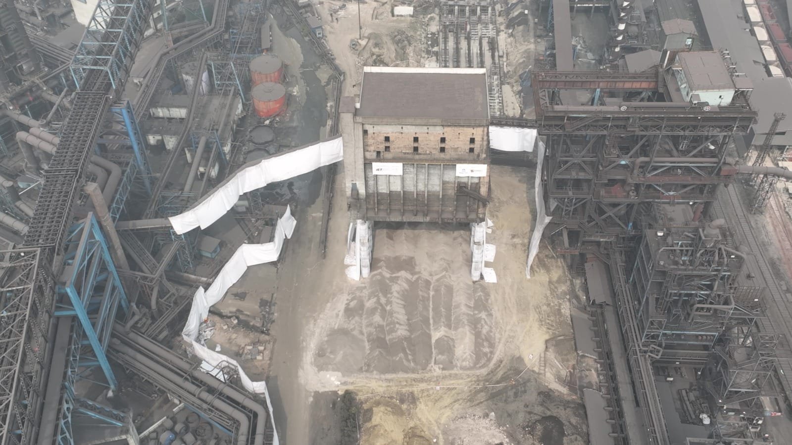 Tata Steel Coal Tower Demolition Jamshedpur