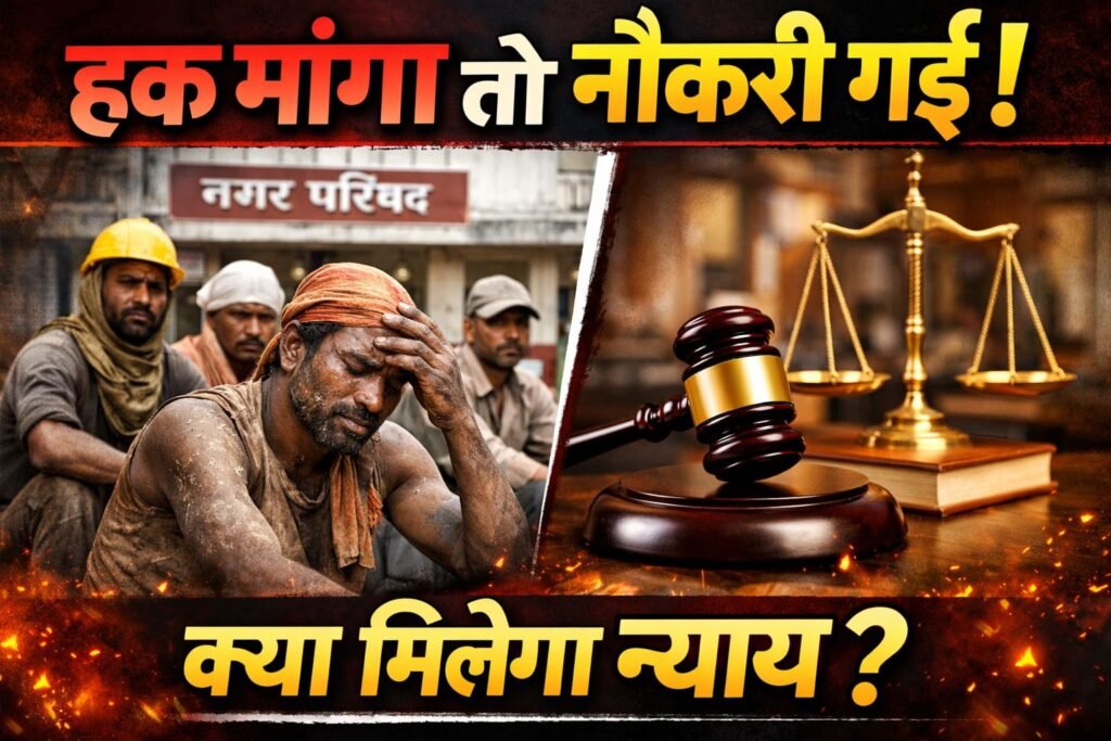 चाईबासा नगर परिषद में मजदूरों का शोषण