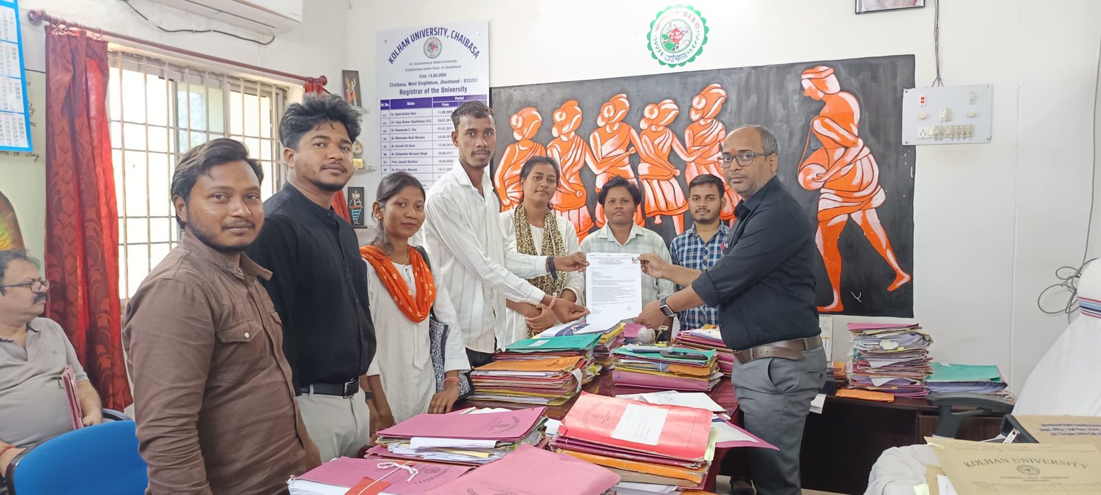 एआईडीएसओ द्वारा कोल्हान विश्वविद्यालय