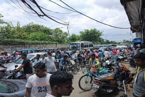 चाईबासा बस स्टैंड में जैम की स्थिति