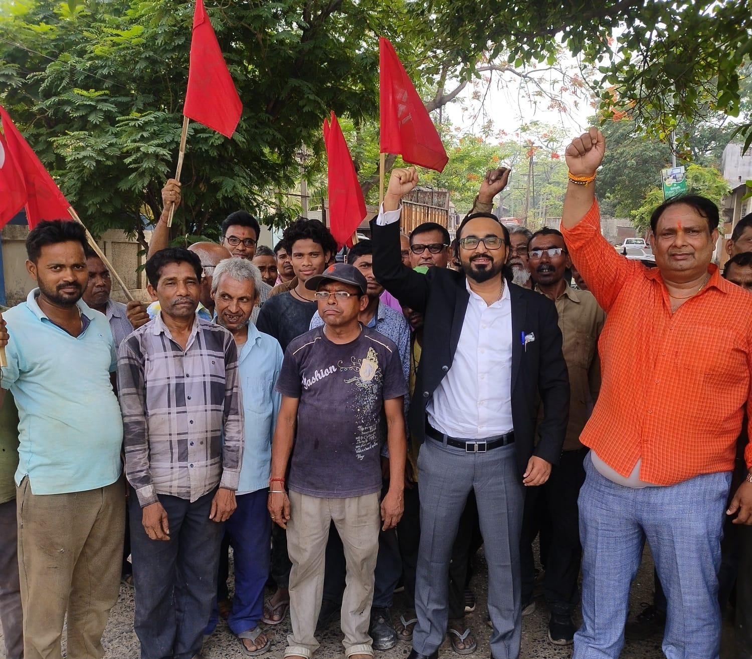 मजदूरों के शोषण और पुलिसिया दमन के विरोध