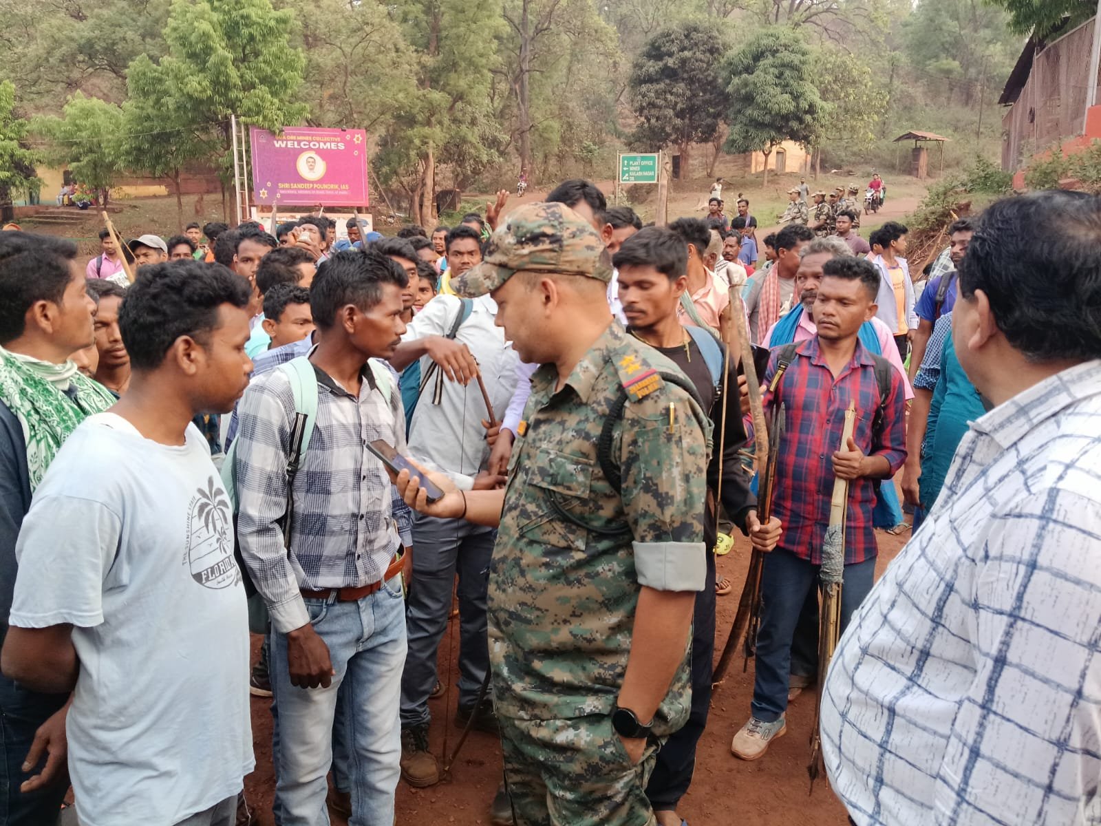 गुवा चक्का जाम आंदोलन