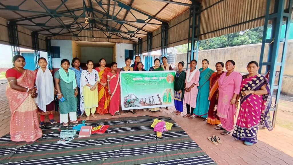 महिला श्रमिक आंदोलन गुवा