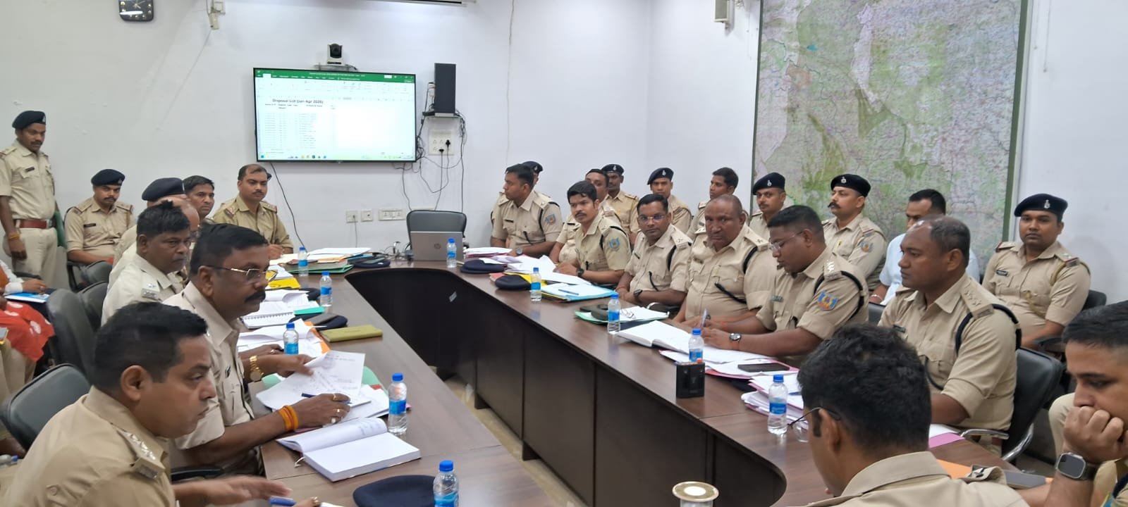 जमशेदपुर में आयोजित मासिक अपराध गोष्ठी