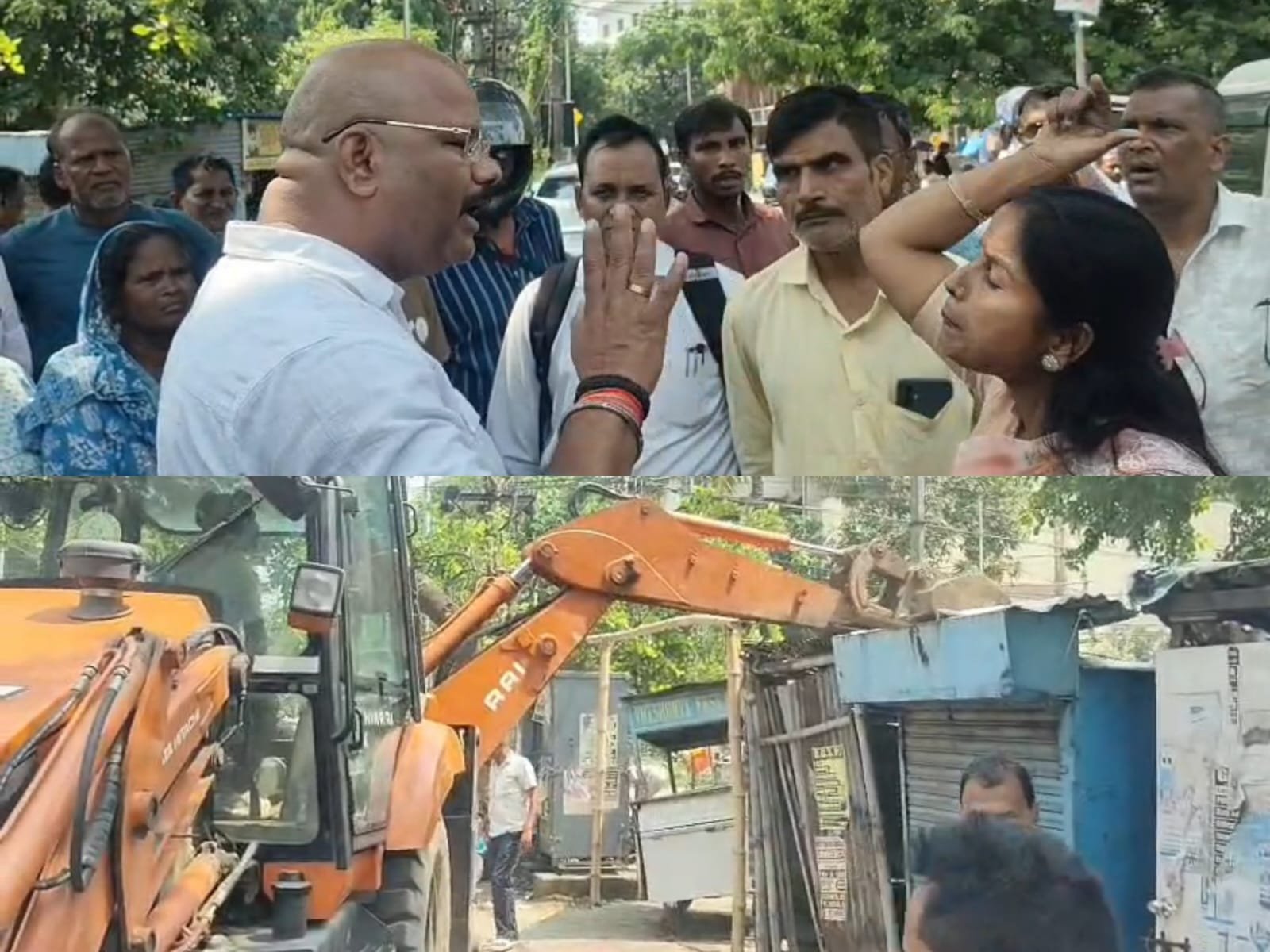 आदित्यपुर में अतिक्रमण हटाओ अभियान