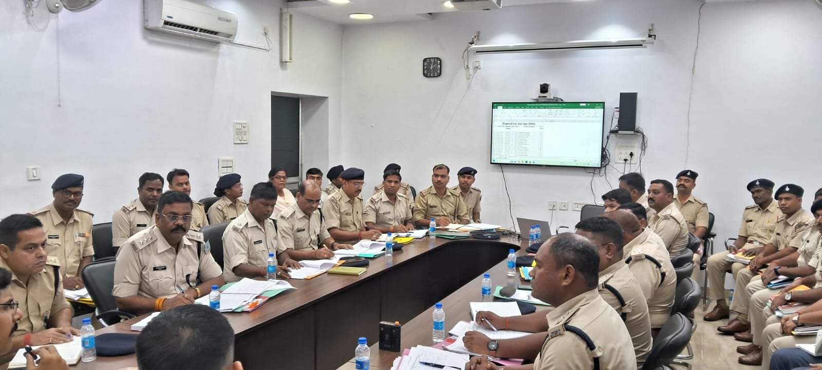जमशेदपुर में आयोजित मासिक अपराध गोष्ठी