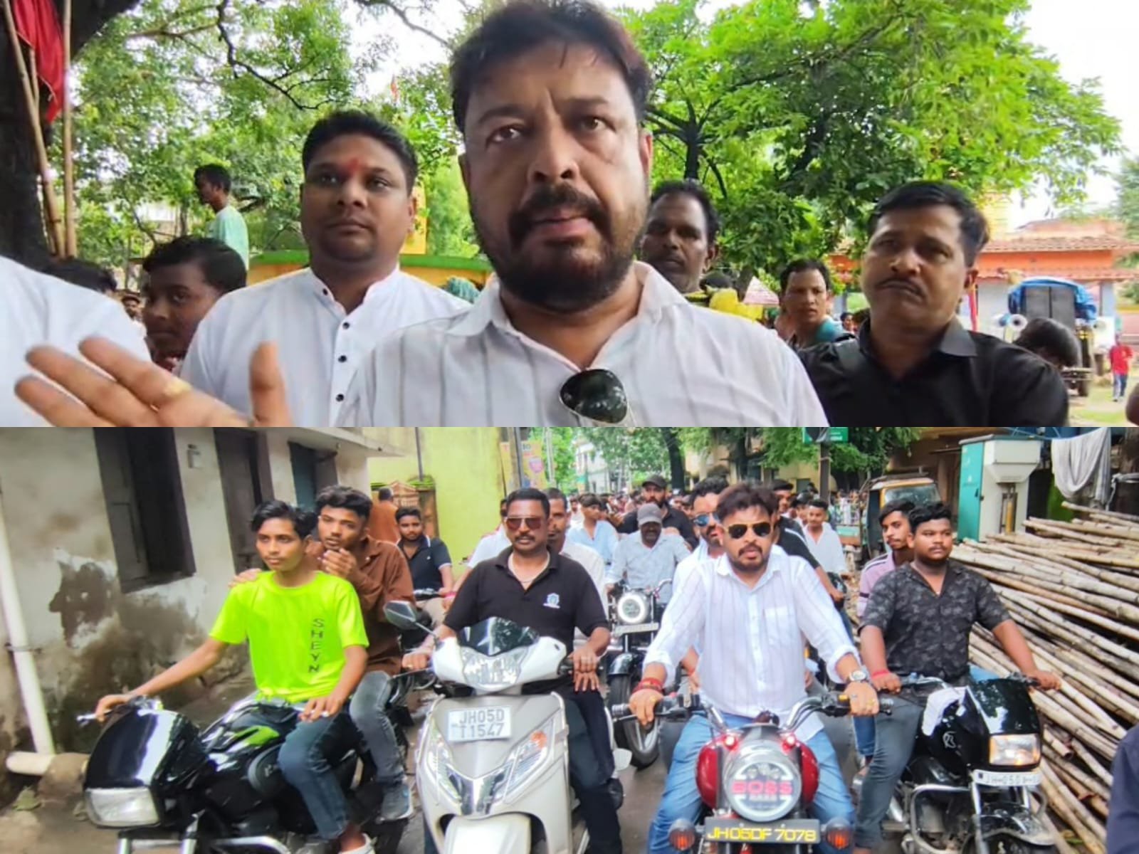 शहीद निर्मल महतो के शहादत दिवस लालटू महतो ने निकाली विशाल बाइक रैली
