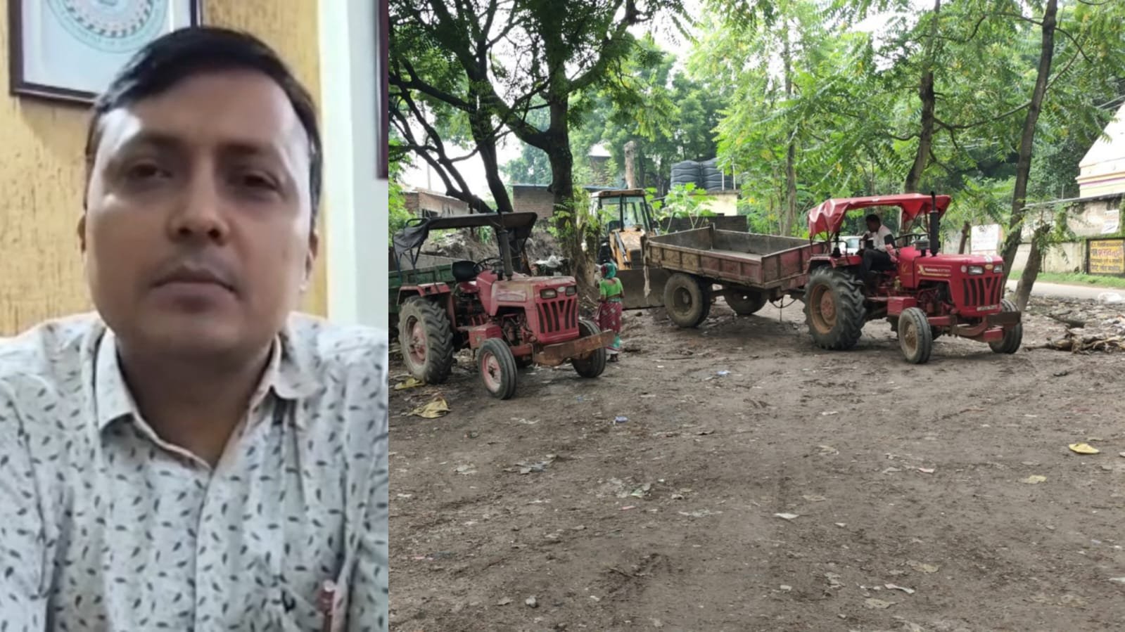 आदित्यपुर एनआईटी रोड स्थित चूना भट्टा मुख्य मार्ग पर सरकारी जमीन को कब्जाने और अवैध प्लाटिंग की तैयारी का मामला