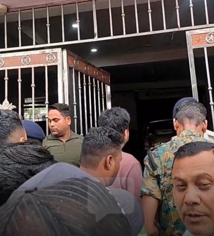 बड़ाजामदा में पार्किंग विवाद