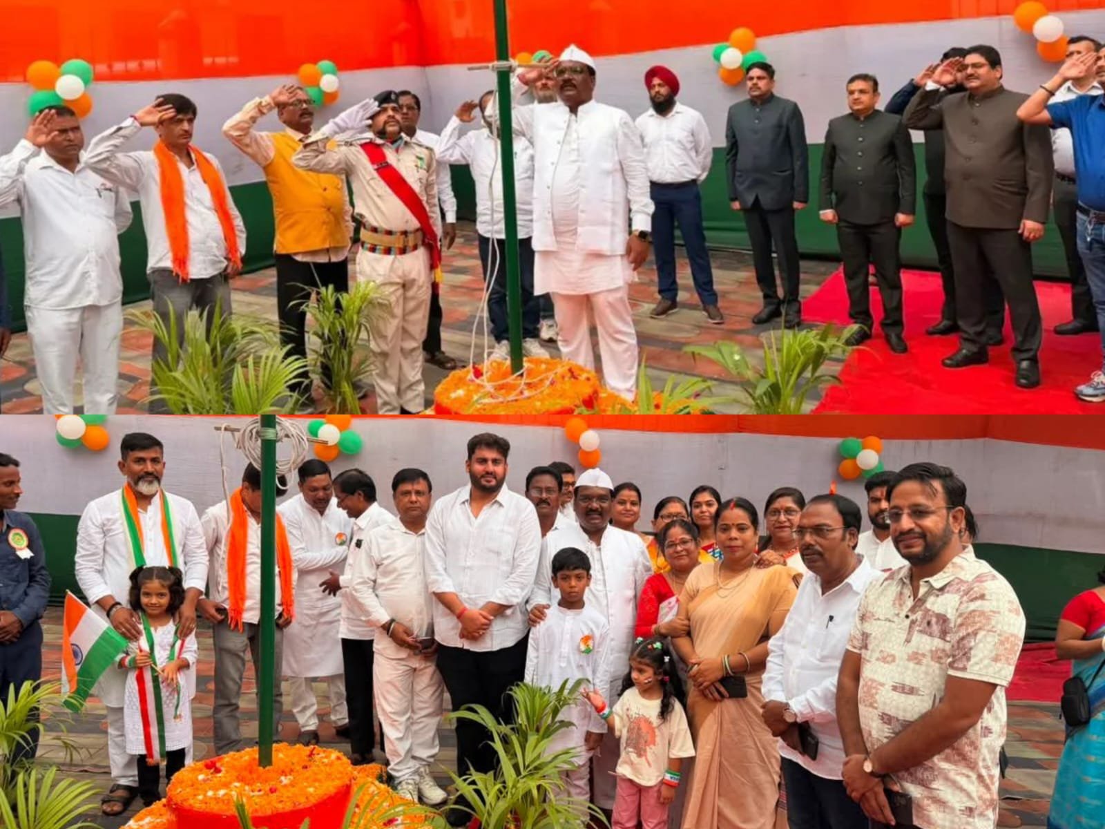 आदित्यपुर नगर निगम कार्यालय परिसर में भव्य एवं गरिमामय समारोह का आयोजन