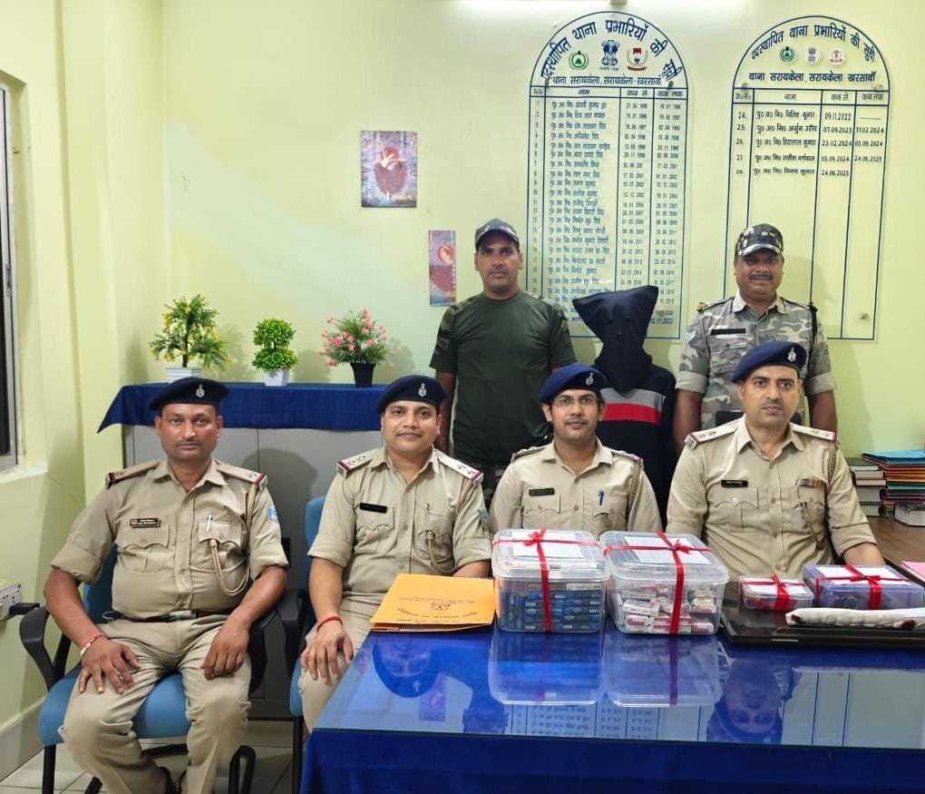 सरायकेला पुलिस की कार्रवाई