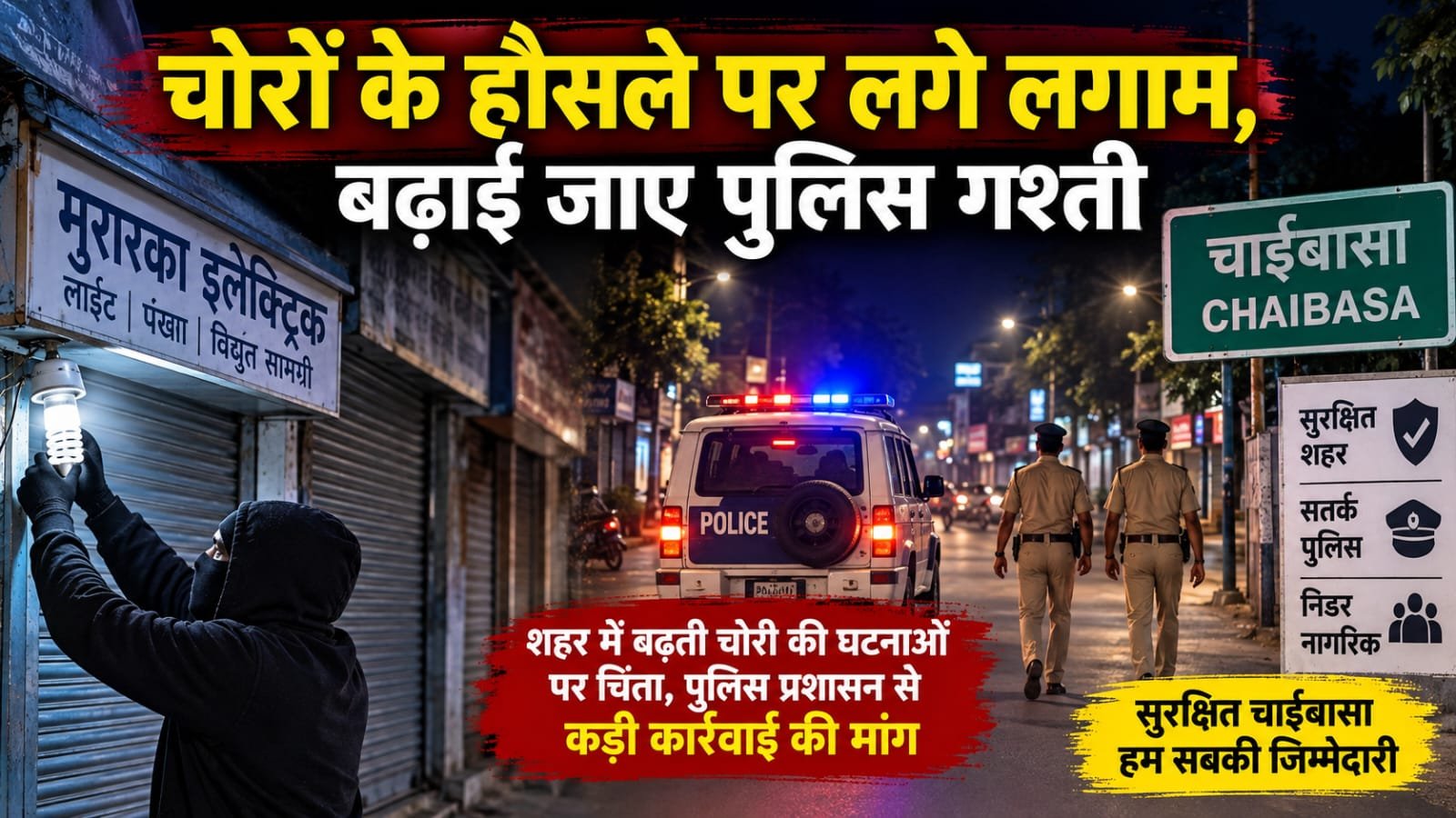 चाईबासा में चोरी