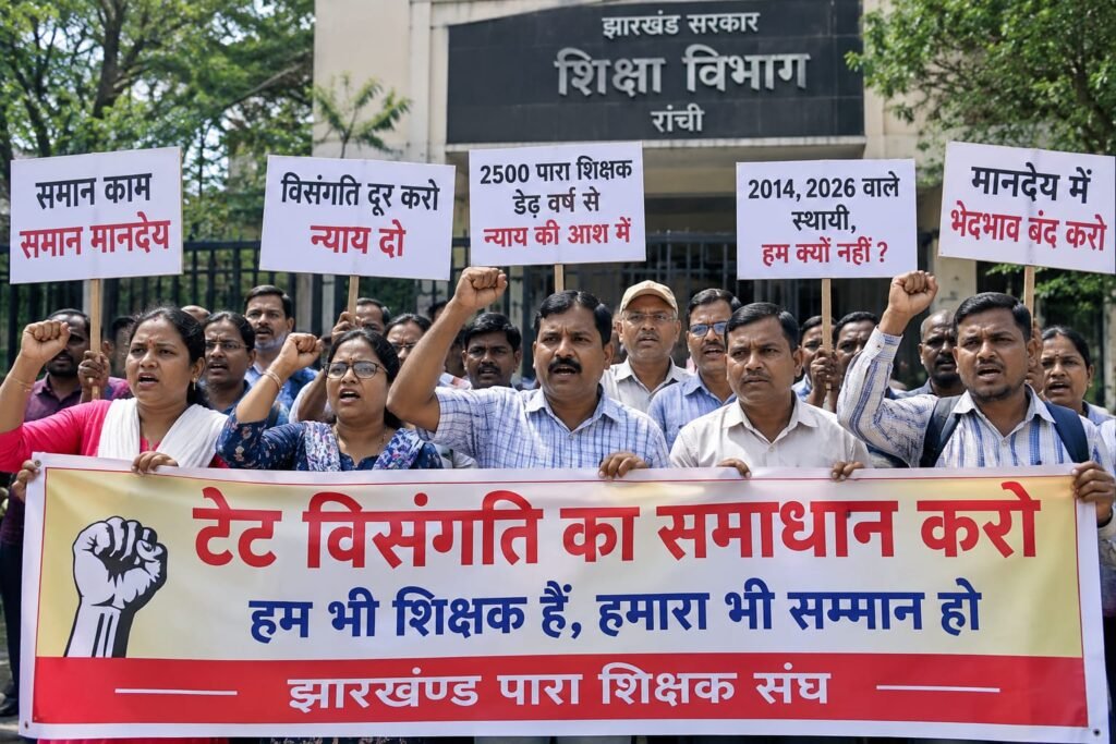 टेट विसंगति, पारा शिक्षक