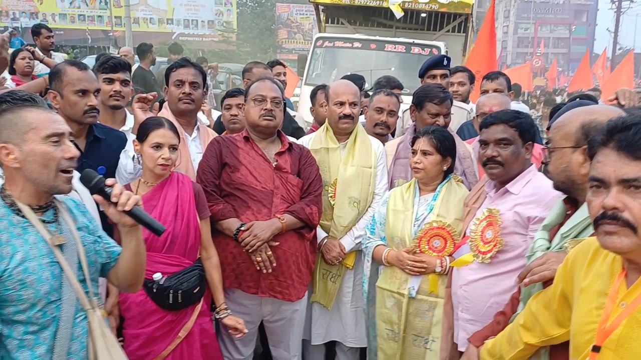 आदित्यपुर में श्रीकृष्ण-रुक्मणी विवाह एवं राधा अष्टमी पर भव्य रथयात्रा
