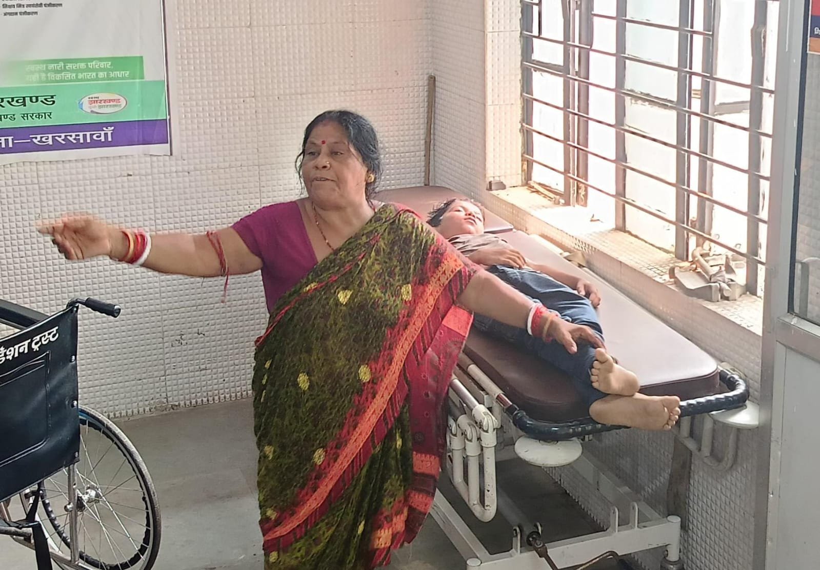 सरायकेला के धर्मशाला रोड पर दर्दनाक हादसा