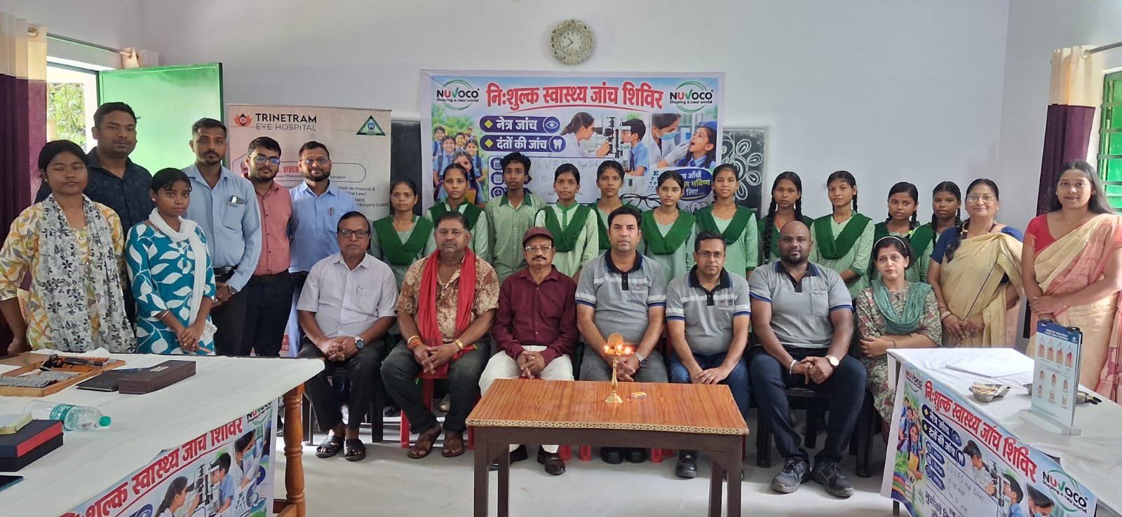 पटेल स्कूल स्वास्थ्य जांच शिविर