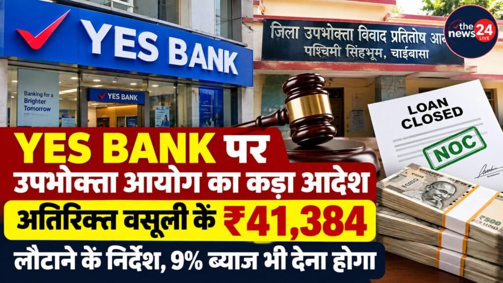 YES BANK के खिलाफ उपभोक्ता आयोग के आदेश की खबर
