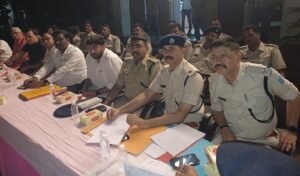 दशहरा शांति समिति की बैठक
