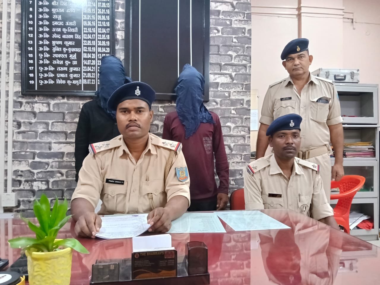 बिरसानगर हत्याकांड में गिरफ्तार आरोपियों की पुलिस कार्रवाई